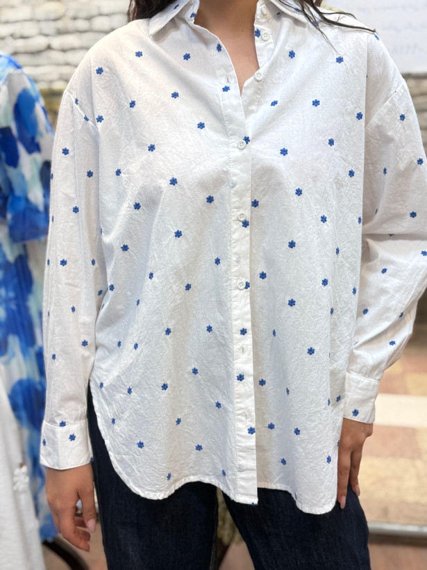 شومیزمانتویی گلدوزی زنانه ( cotton ترک)