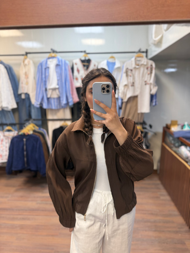بامبرجکت سیلک شیشه ای